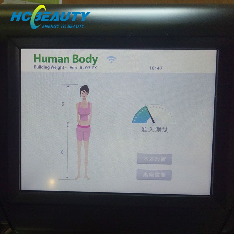 Latest technology body analysis machine for muscles and body weight