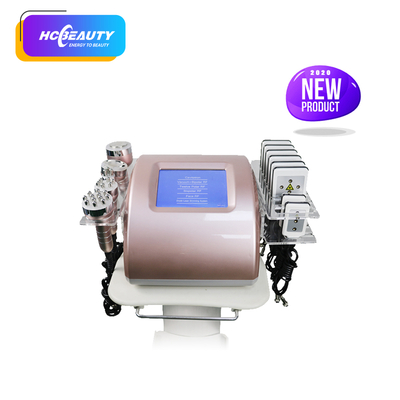 6 In 1 Multifunction New Technologies Body Vacuum Rf Slimming Beauty Cavitation System Lipolaser Cavitation Machine