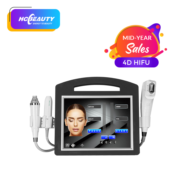 New Abdomen Arms Hips Facelift Vmax 4d Hifu with 8 Cartridges
