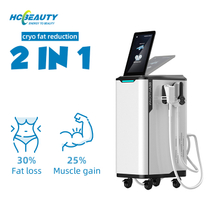 Factory Price 2in1 Multifunctional Body Slimming Machine Cryo Therapy Reduce Fat ABS Muscle Building