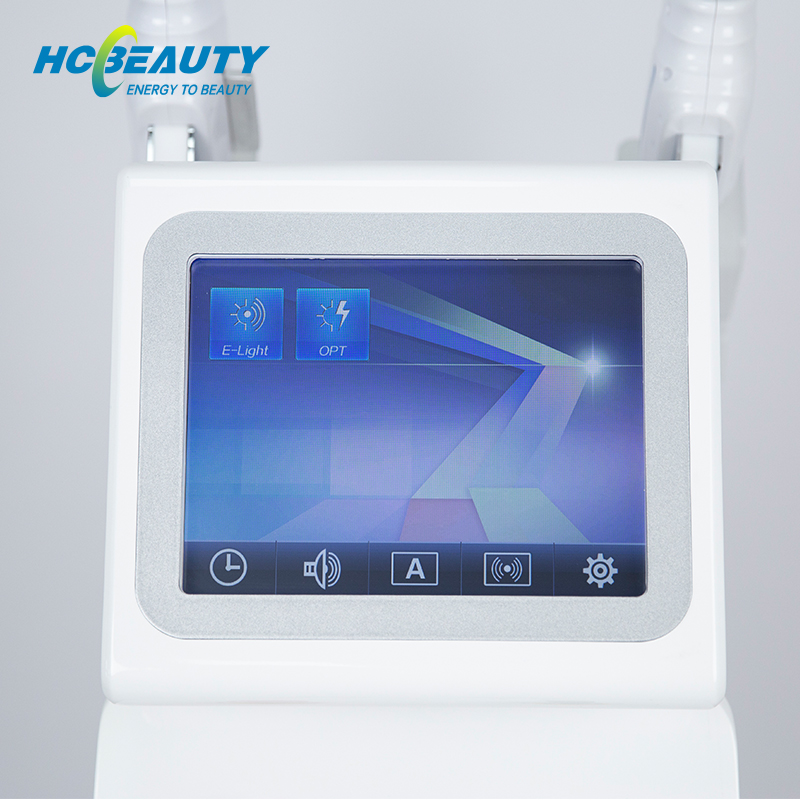 New Design Double Handle Laser Ipl+rf E-light Shr for Hair And Skin