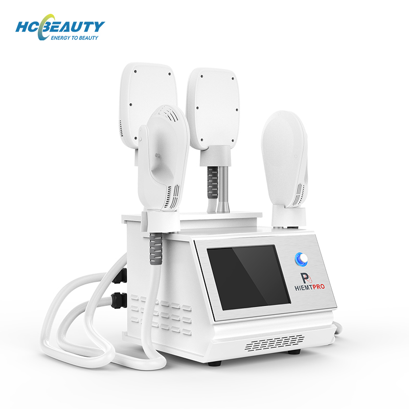 Hiemt Ems Pro Muscle Stimulator Portable Muscle Building 4 Handles Cellulite Removal Treatment 