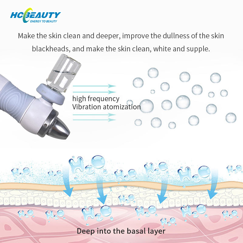 6 in 1 Skin Facial Dermabrasion Machine Oxygen Jet Aqua Facials Skin Care Cleaning