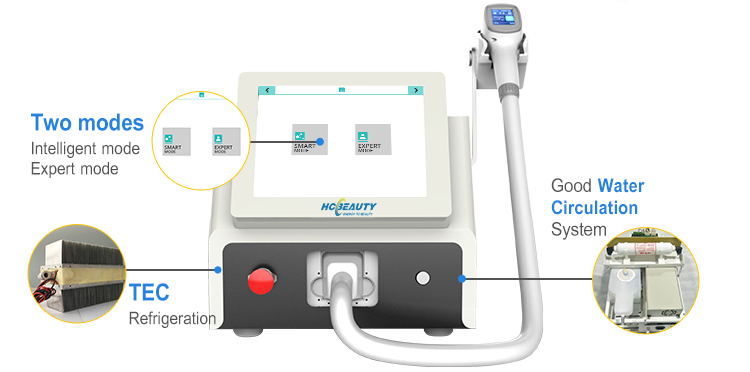 Laser Hair Removal Professional Equipment 755nm 1064nm